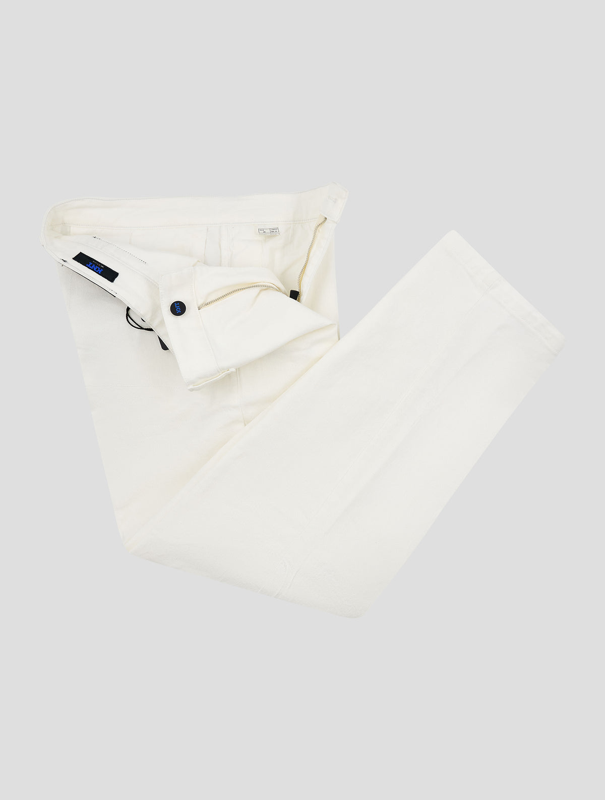 Kiton Knt White Cotton Ea Pants