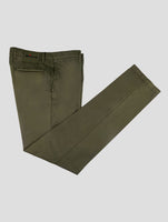 Kiton Green Cotton Ea Pants