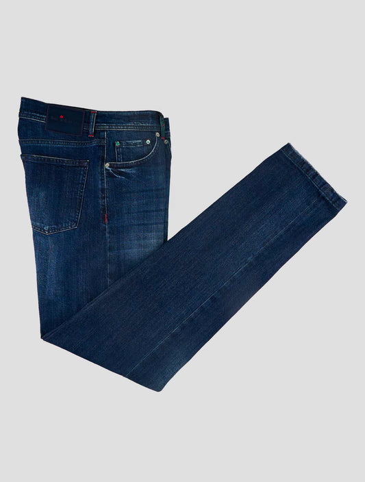 Jeans Kiton Bleu Coton Ea